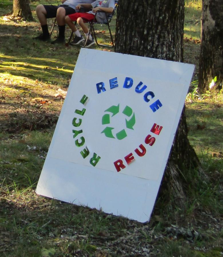 Carter County SWCD Eco Day Reuse/Recycle/Reduce Station Marker